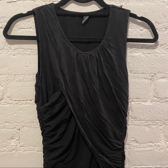 Early 2000s vintage CLUB MONACO Black fitted dress Helmut Lang Alexander Wang S - Picture 3 of 5